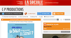 Desktop Screenshot of cp-productions.fr